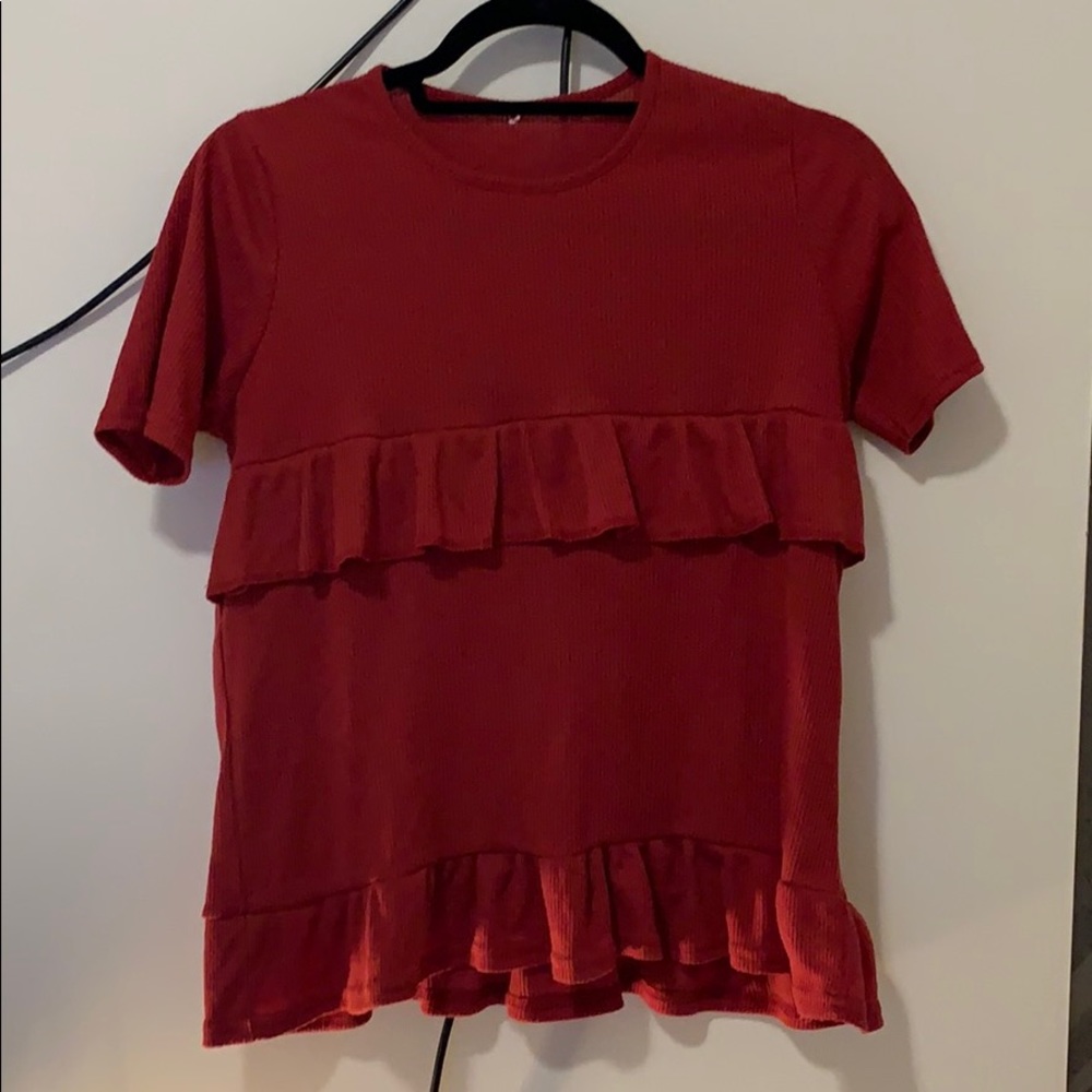 Cute ruffle top